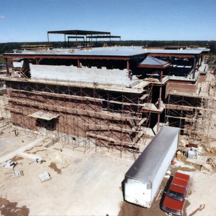 Building under contruction in 1988.