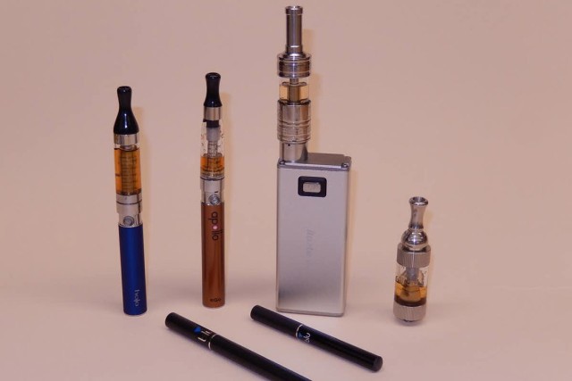 Assortment of vaping products.