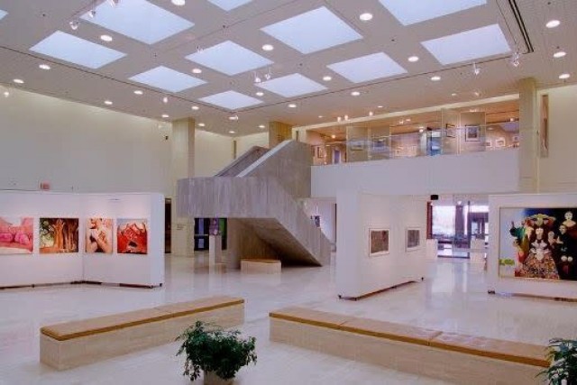 inside of Dyer Art Gallery.