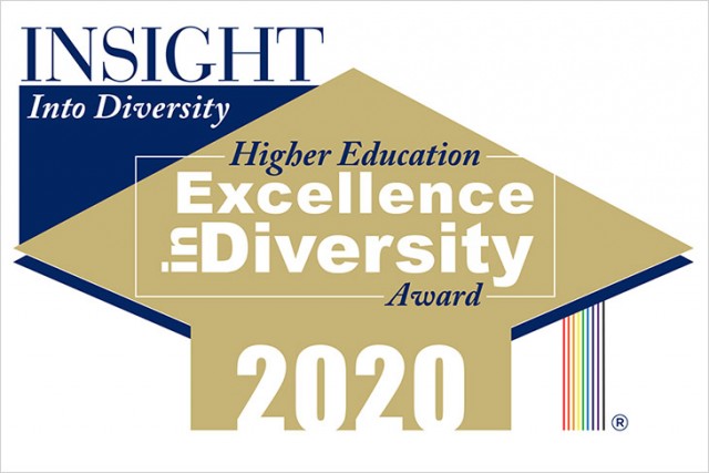 INSIGHT Into Diversity announcing 2020 Higher Education Excellence in Diversity Award