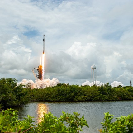 rocket liftoff from NASA's Kennedy Space Center in Florida.