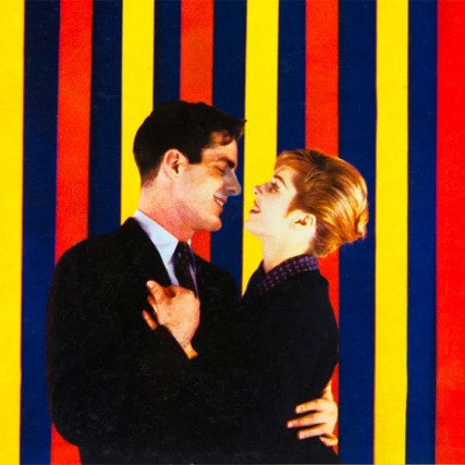 album art of a couple dancing from a 1957 record.