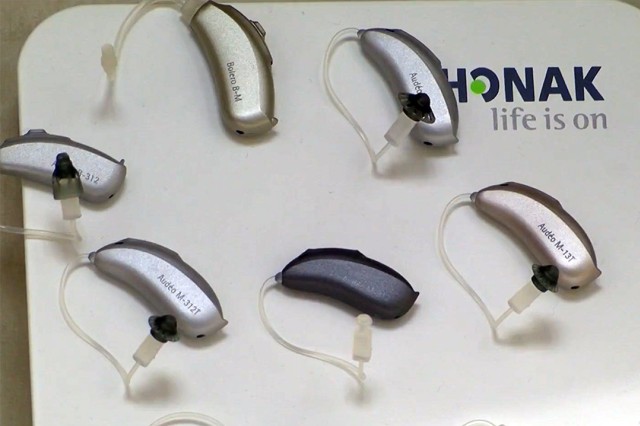six types of hearing aids.