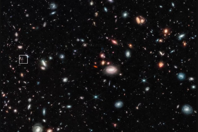 stars and galaxies in deep space.