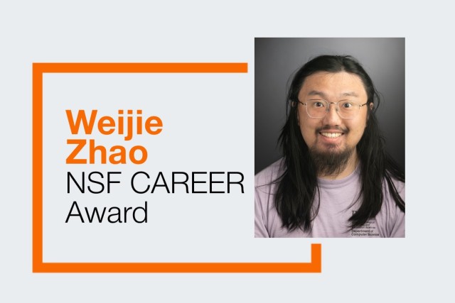 headshot of Weijie Zhao, an assistant professor of computer science at RIT