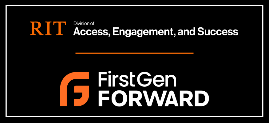 AES and FirstGen forward logos on a black background 