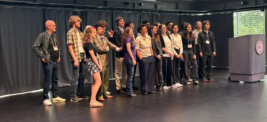 Group of people on a stage