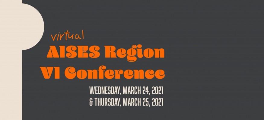 Gray background with orange and white text