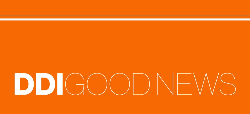 orange background with white lines and white text