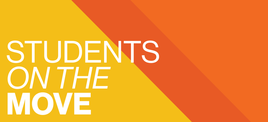 orange and yellow background with white text