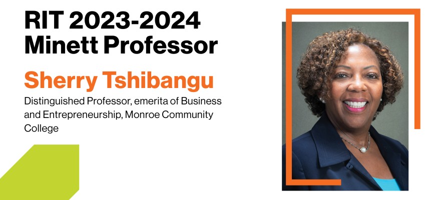 Text on left next to headshot on the right