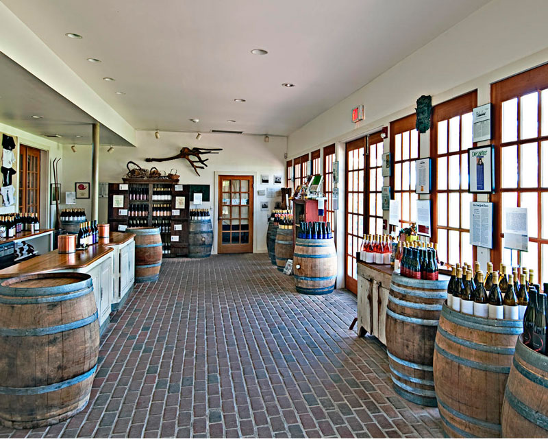 winery interior, tasting room