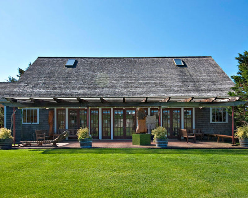 exterior view of winery building