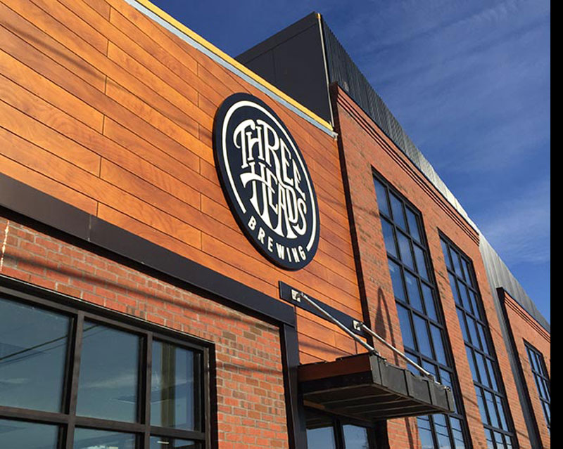 brewery exterior on a sunny day