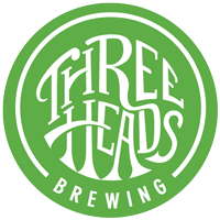 three heads brewing logo