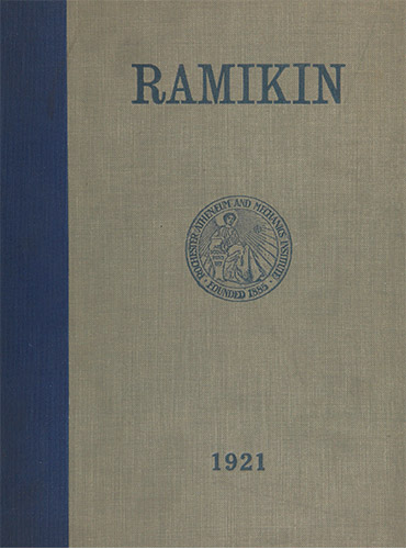 cover design of 1921 yearbook