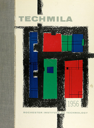 cover design of 1956 yearbook