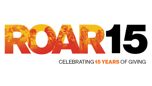 Roar15, Celebrating 15 years of giving