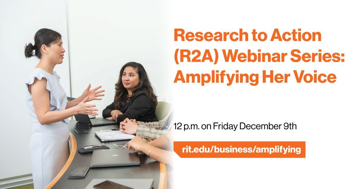 Research to Action (R2A) Webinar Series: Amplifying Her Voice