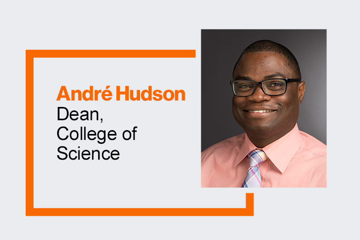 Headshot of Andre Hudson, Dean, College of Science