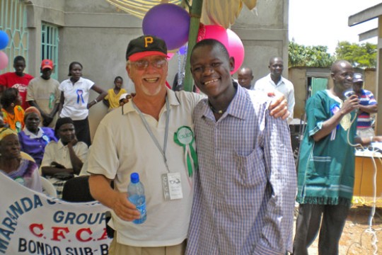 People gathered at celebration