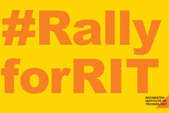 Poster for "#Rally for RIT"