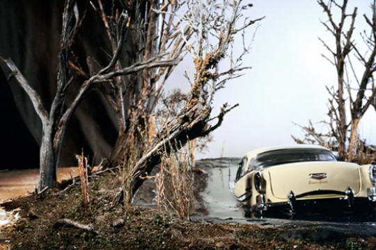 Picture of car in water