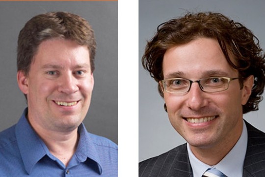 Two portraits of people 