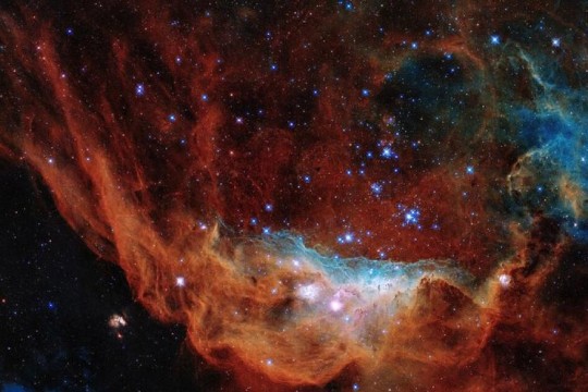 stars in deep space.