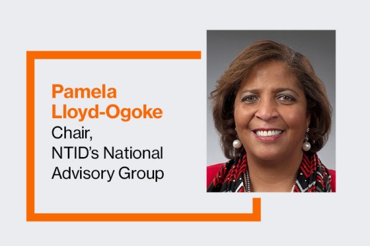 Pamela Lloyd-Ogoke, chair, NTID's National Advisory Group.