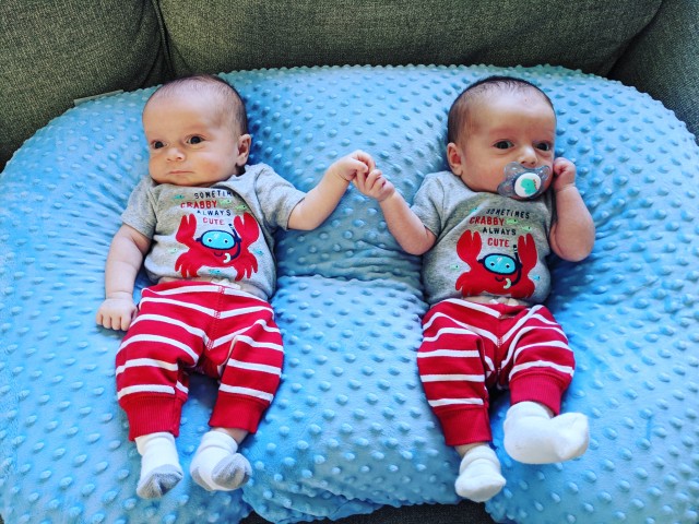 Avery Jax Herrman (Left) and Sawyer Allen Herrman (right)