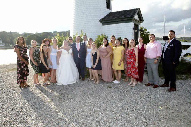 Brody Smith (2015) and Jessica Ramage (2017) were married on August 14, 2021 in Mystic, Connecticut with over 20 RIT alumni in attendence.