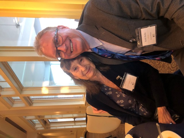 Keith Bullis and wife Barbara, at the award ceremony.