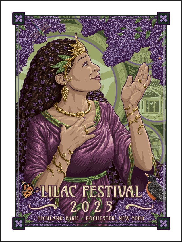 2025 Rochester Lilac Festival Poster Design
