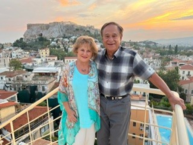 Dinah (Hebert) Simonini BS ’67 and Donald F. Simonini BS ’65 on vacation