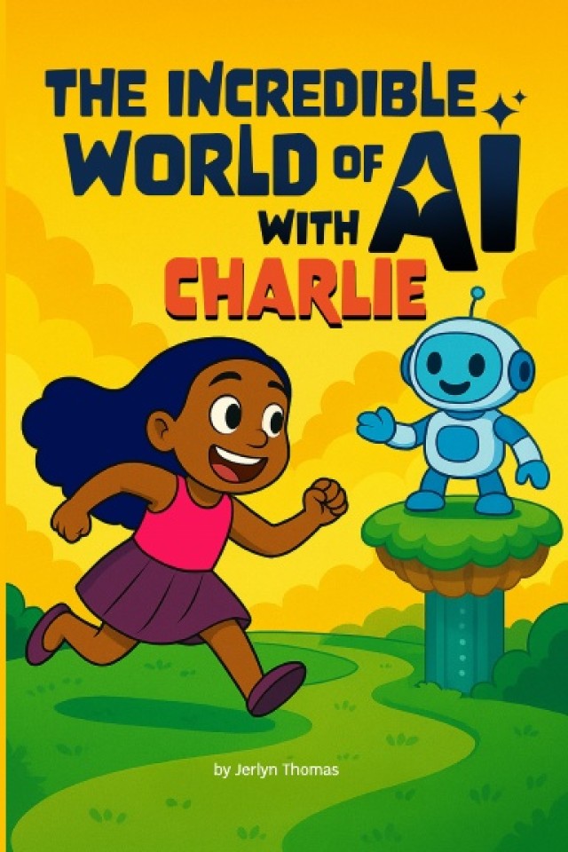 Book cover of The Incredible World of AI with Charlie