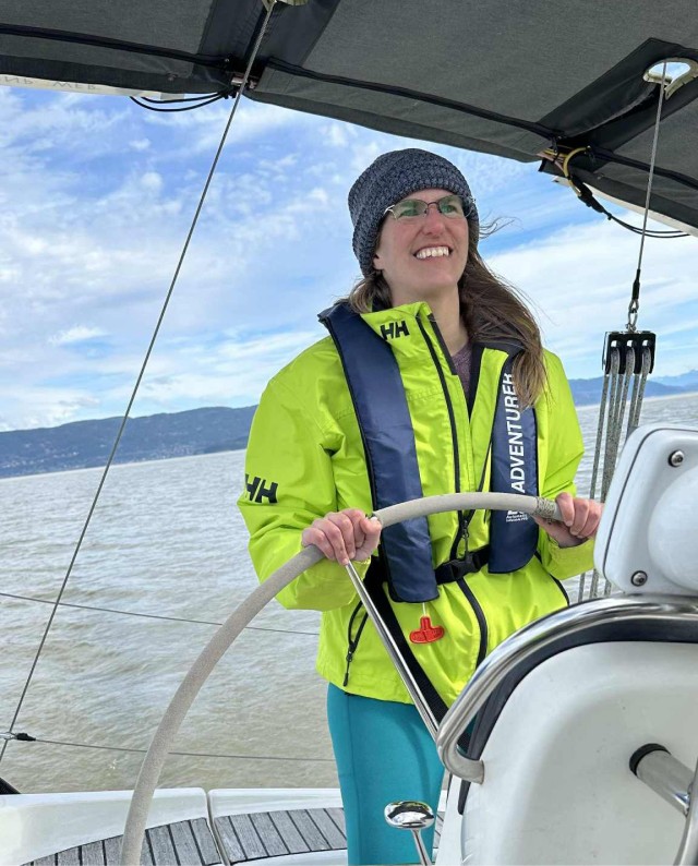 Sara Gould ’02 (KGCOE) - Sailing on Bellingham Bay