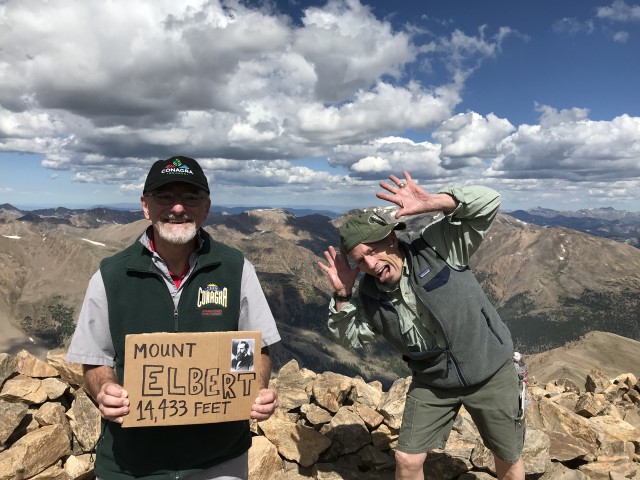 Colorado’s tallest peak Mount Elbert near Leadville, CO