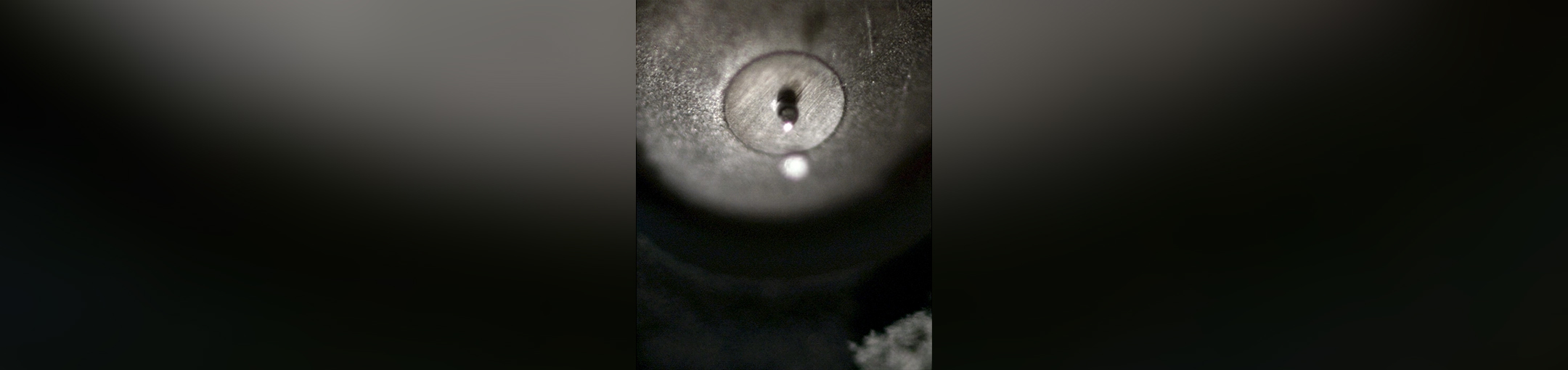 a still frame metal droplet jetting