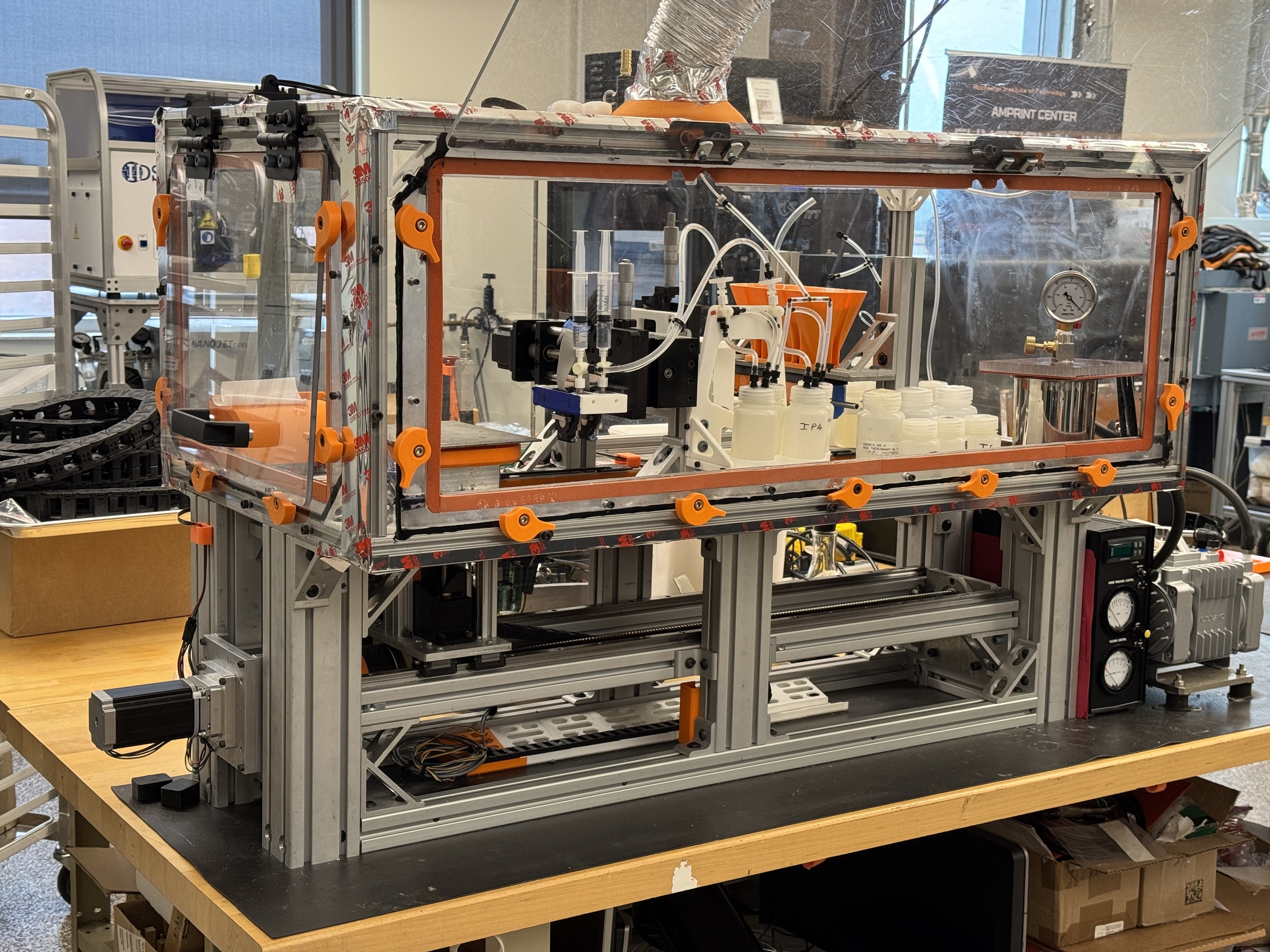 Custom Built Binder Jetting Machine