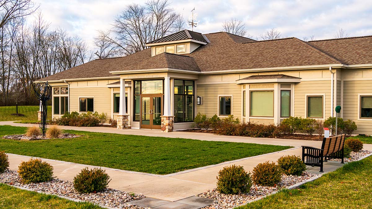 Event venue at the Rochester Institute of technology called Lobozzo Alumni House