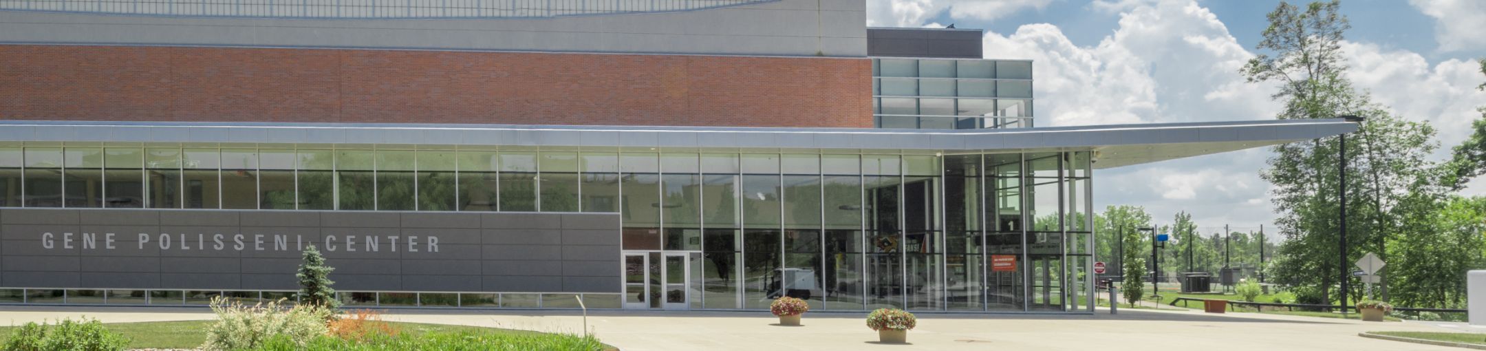 exterior image of the Gene Polisseni Center