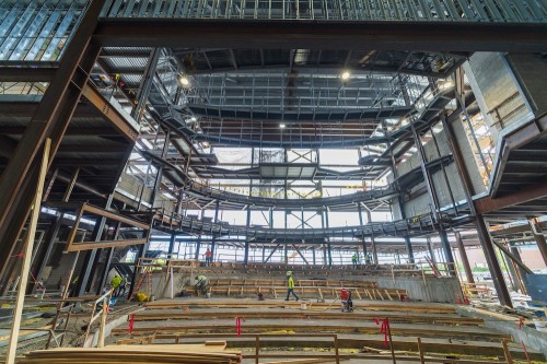 construction of music performance theatre