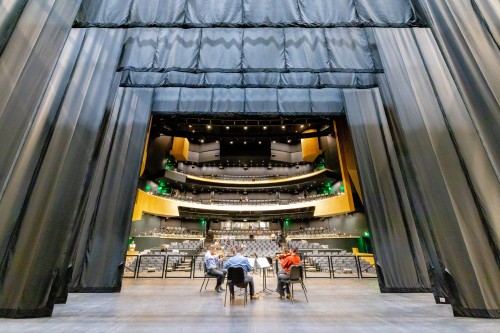 view of seating from stage