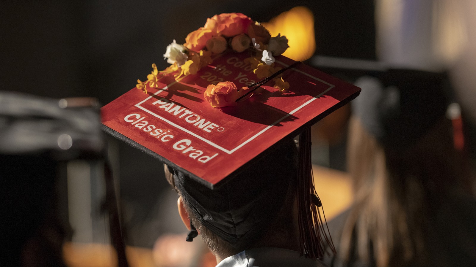 A graphic design-inspired grad cap.