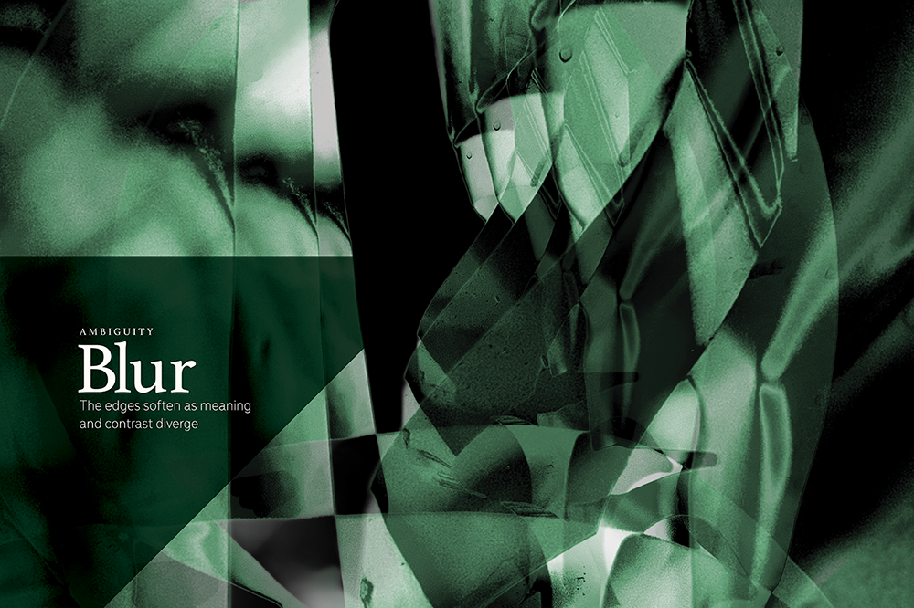 A green-shaded book cover with the word Blur on it.