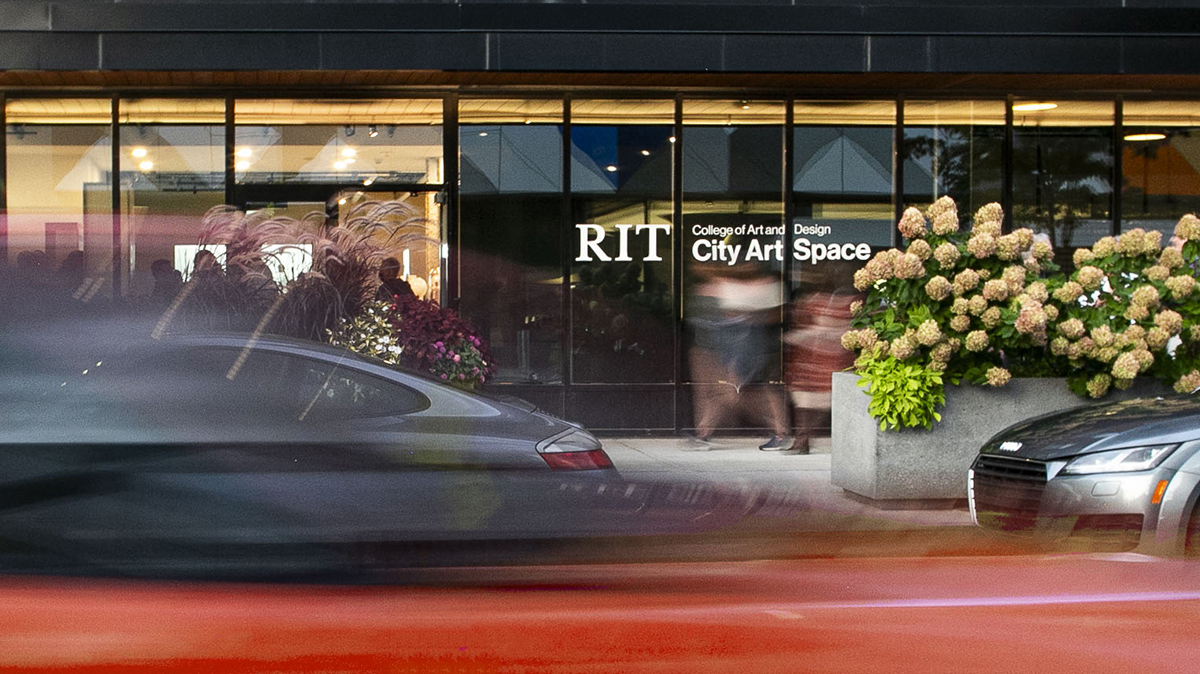 An exterior view of RIT City Art Space.