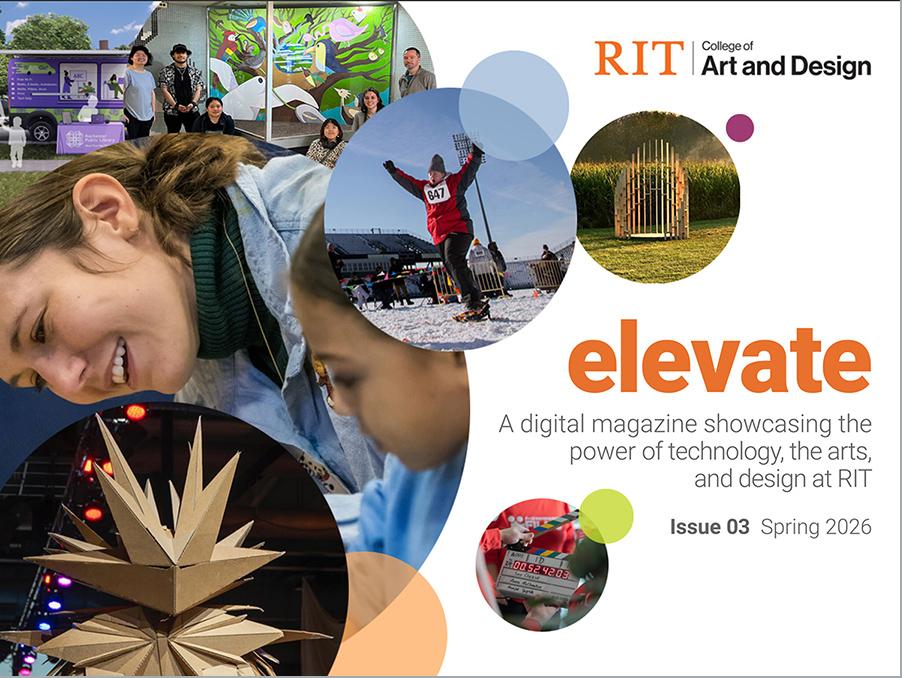 cover of an e-zine called Elevate.