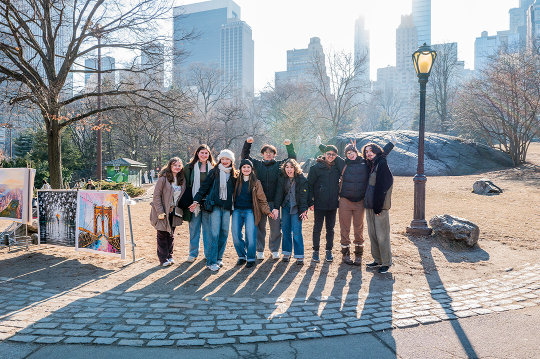 The first cohort of the RIT in NYC study-away program in the city.
