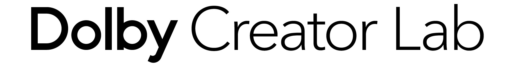 A logo that reads Dolby Creator Lab.